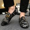 Fashion Male Shoe Low-Top Plus Size Slip-on Moccasin Sneakers Without Leather 2025 Trend Leisure Fashion High Quality Men's Casual Shoes