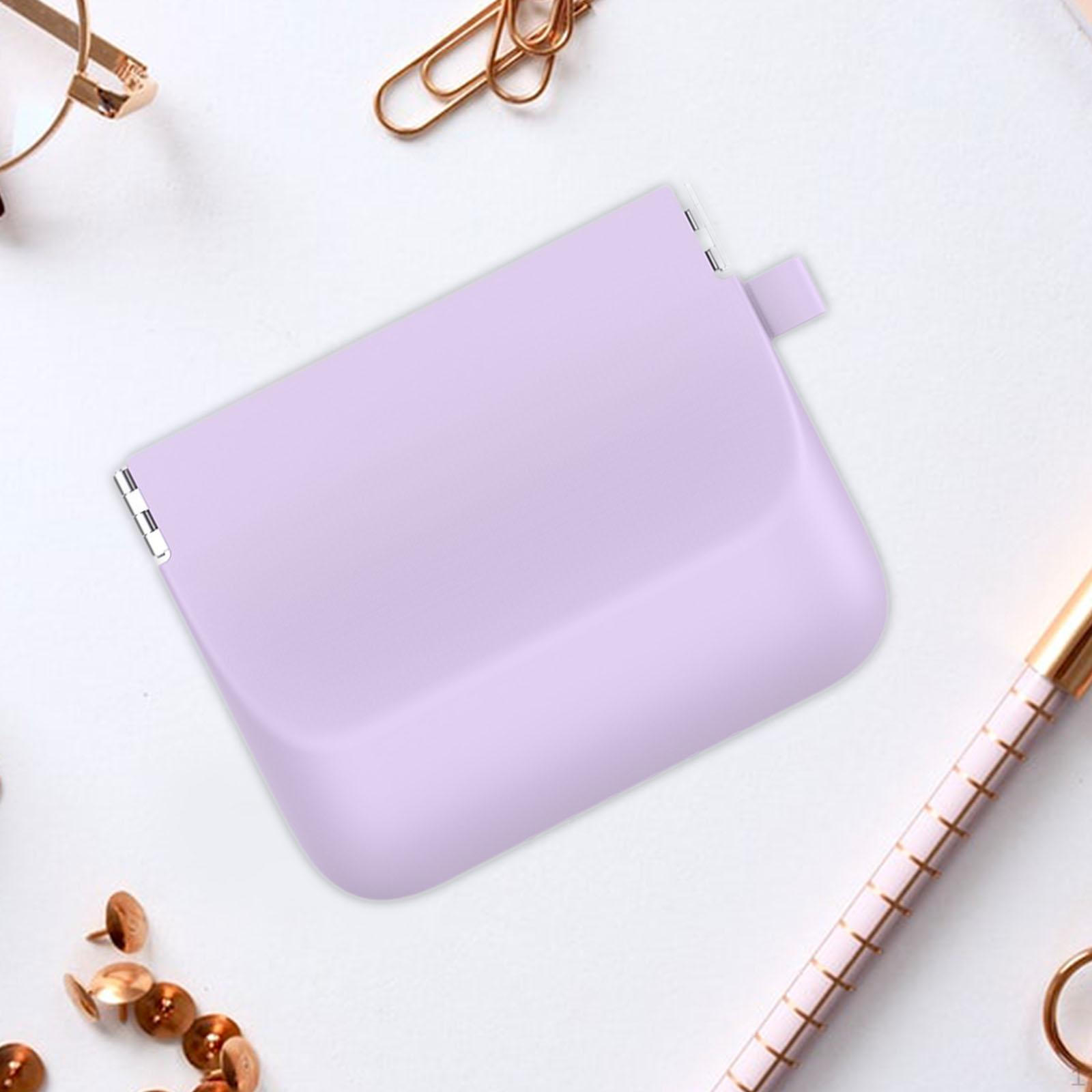 

Компактный дорожный органайзер для макияжа с самозакрывающейся крышкой Purple S