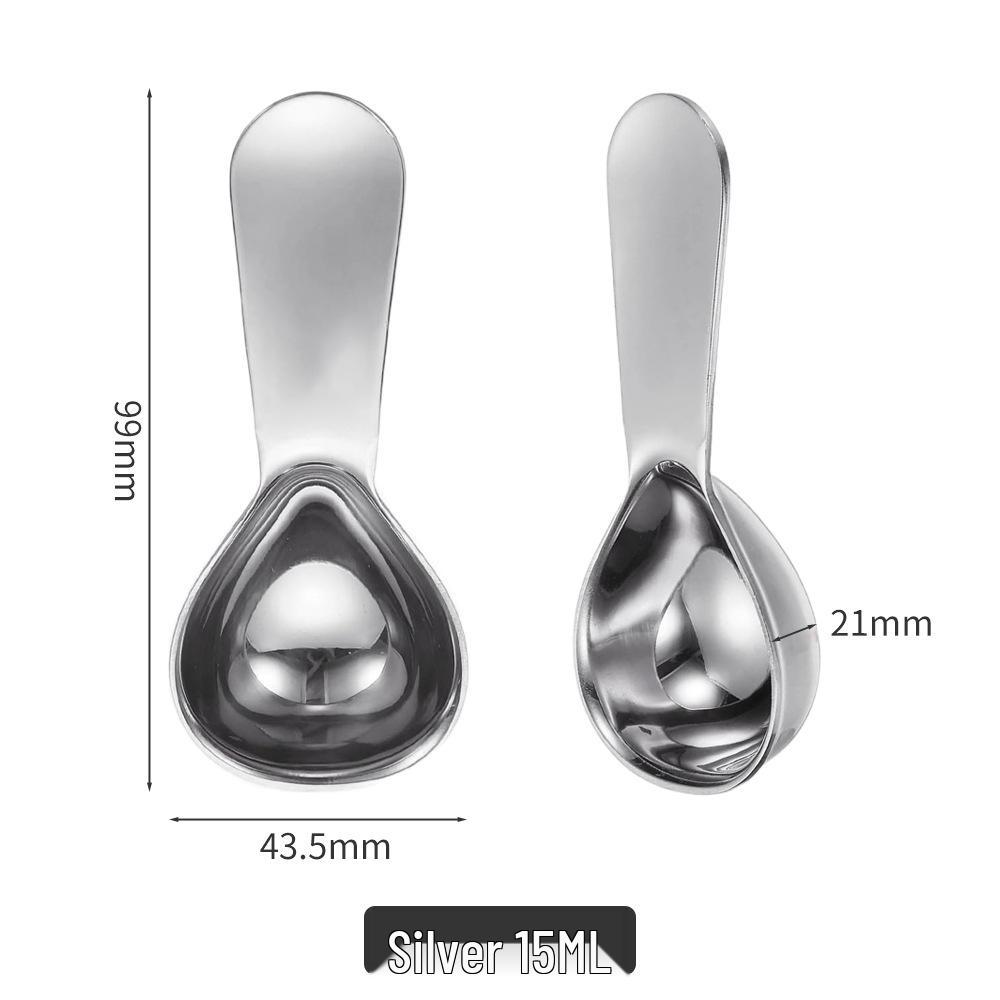 Stainless Steel Measuring Spoon Set for Baking, Coffee, Milk Powder, and Seasoning