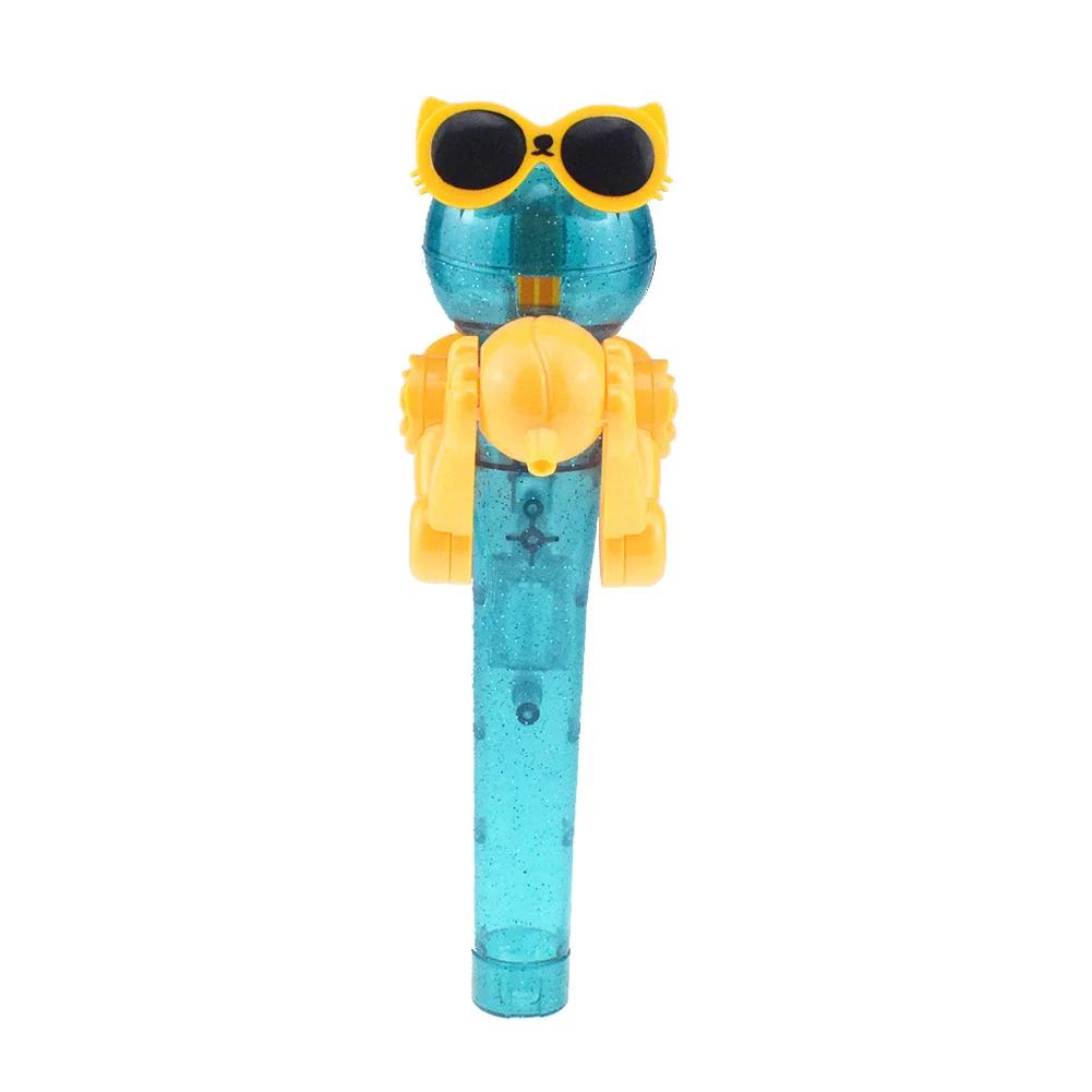 1pc Creative Lollipop Robot Holder Dinosaur Eat Lollipop Pop Ups Case Candy Storage Cool Toy Party Favors Gifts for Kids