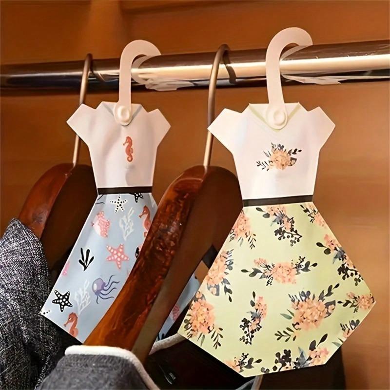 5PCS Hanging Aromatherapy Coating Cabinet Sachet Deodorizing Sachet Paper Bag Princess Skirt Girl Skirt Sachet Wholesale Hook Sachet