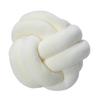 Nordic Style Plush Cushion With Knotted Spun Polyester Cover For Home Decor
