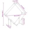 Firewood Rack Olive Green 100 X 25 X 100 Cm Cold Rolled Steel
