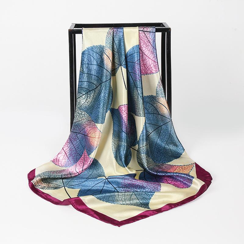 90 Large Square Scarves, Silk Scarves, Women'S Imitation Silk Fashion Shirts, Small Square Scarves, Mother Scarves.