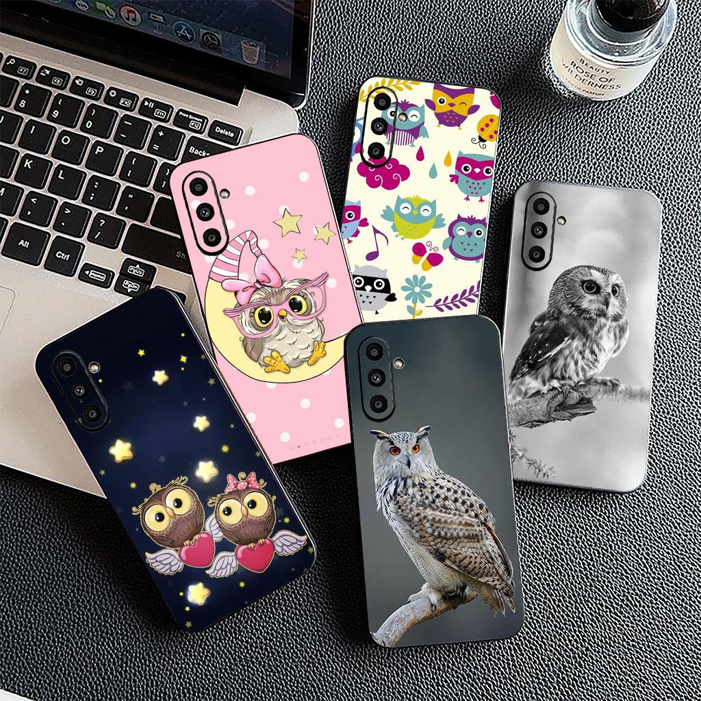 Casing Phone Cover for Xiaomi Redmi Note 12 11 10 A3 Pro 10A 10C 12C Note12 5G 4G Case  Bird Owl Animal