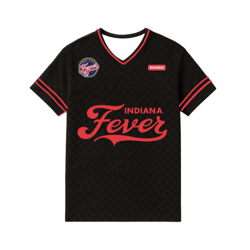 Indiana Fevers Soccer Jersey Fashion Summer Sports Quick Dry T Shirt Breathable Short Sleeve Unisex High Street Streetwear