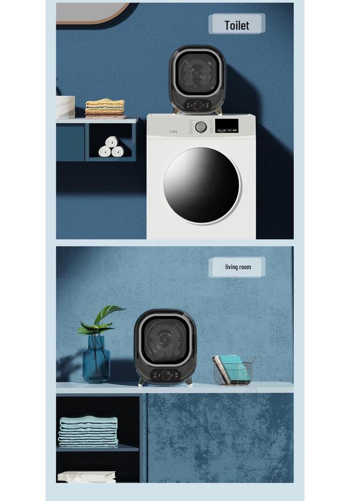 Mini Clothes Dryer for Baby and Underwear - Compact Quick Dry Machine for Dorms