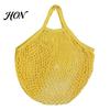 Heavy Duty Reusable Grocery Totes Cotton Mesh Bag, Eco Friendly Foldable String Lightweight Portable Handbags for Fruits Vegetables And Daily Shopping