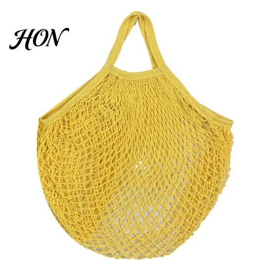 Heavy Duty Reusable Grocery Totes Cotton Mesh Bag, Eco Friendly Foldable String Lightweight Portable Handbags for Fruits Vegetables And Daily Shopping