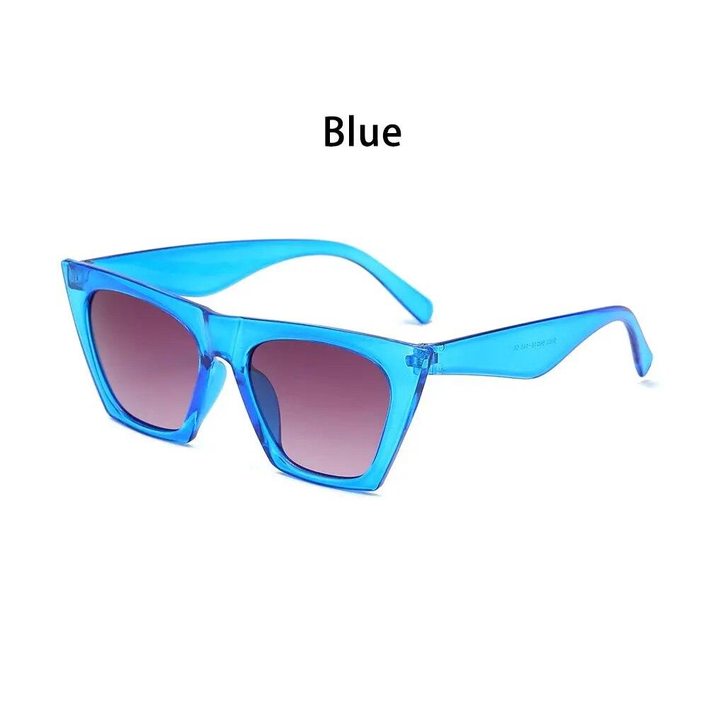 Quadratische Sonnenbrille für Damen Mode Trendiger Stil Sonnenbrille Vintage Shades Schutzbrille UV400-Schutz Sommer Streetwear Brille