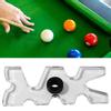 Transparent Acrylic Snooker Billiards Cue Rack Moosehead Heads Accessory for Nine Ball Club