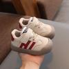 2024 Spring Kids' German Training Shoes: Boys' Sports & Girls' Casual White Sneakers, Soft Sole Baby Forrest Gump Shoes