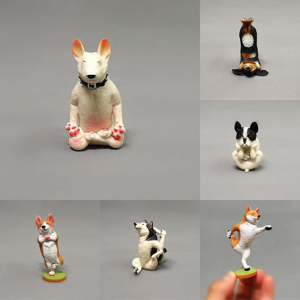 Corgi Bulldog Pvc Toy Model With Realistic Animal Features For Kids Room Decor