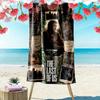 Name Custom The Last Of Us Print Beach Towel, Large Soft Quick Dry Towel for Beach Camping Swimming