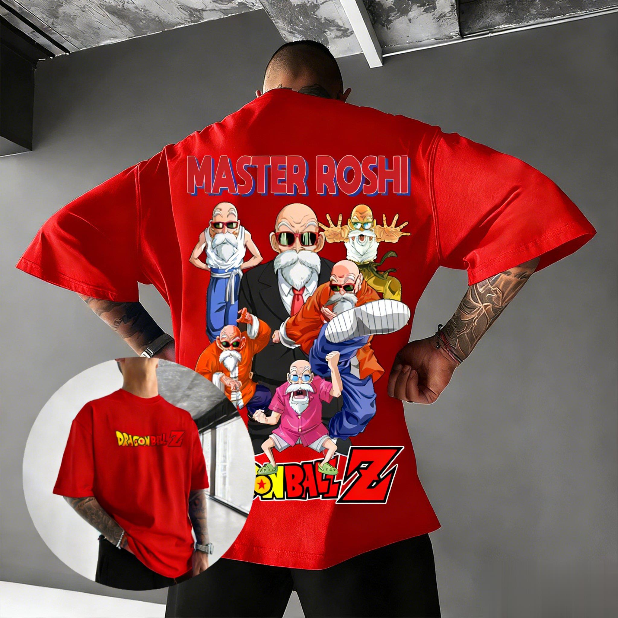 

Dragon Ball Z Master Roshi Anime T Shirt Men Women Cotton Short Sleeve Tee Graphic Print Streetwear Casual Summer Tops 2026 Y2k S