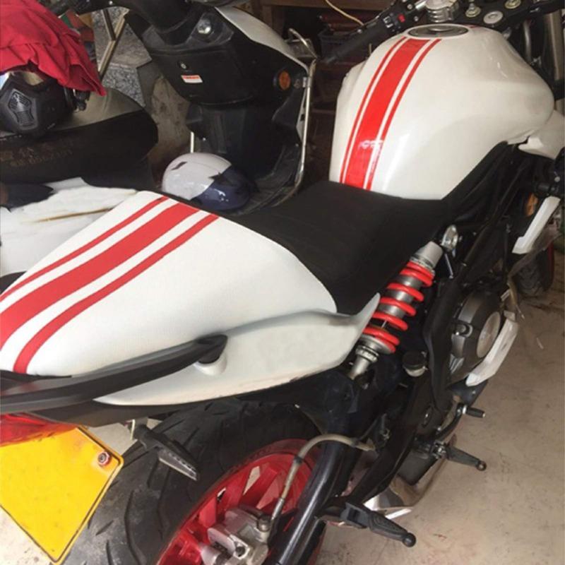 50cm Motorcycle Tank Sticker Cowl Stripe Decal DIY Fuel Gas Tank Decal Stickers Self Adhesive Decal Sticker Moto Accessories
