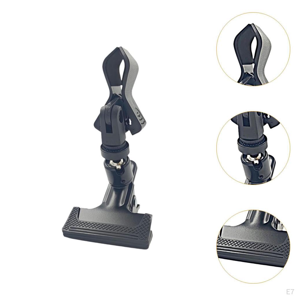 Tripod Clip Clamp Mount 1/4" Thread Adapter Portable Sturdy Nonslip Photography Accessories