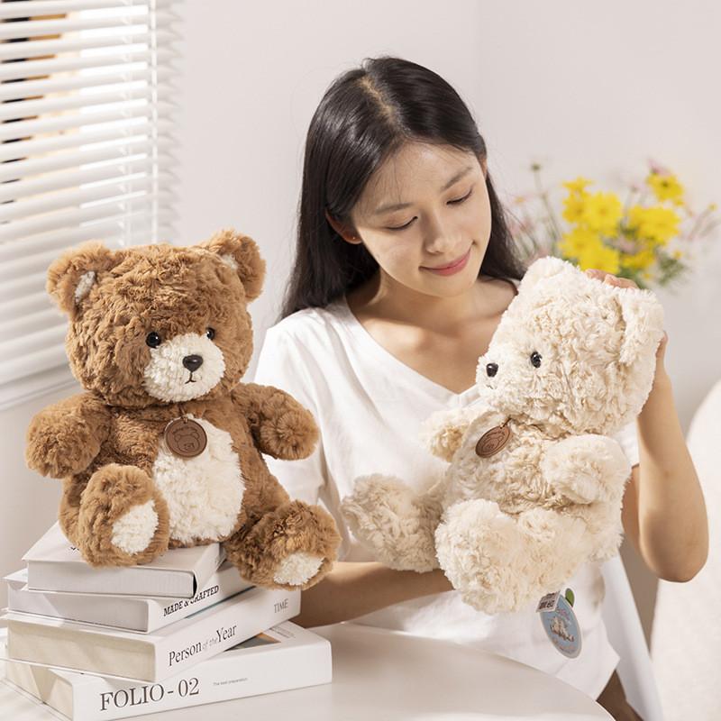 Plush Creative Charming Bear Toy Available In Brown Pink And White Colors