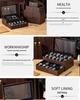 2025 Walnut Wood Grain Watch & Sunglasses Storage Box