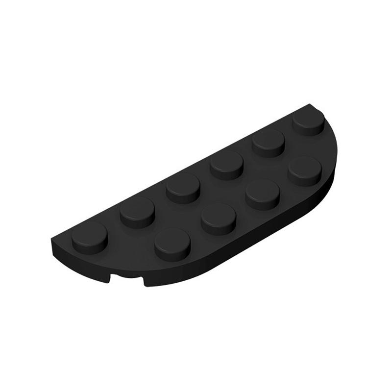 10PCS 18980 Plate Round Corner 2 x 6 Double Block Moc Color Compatible with Brick DIY Children's Toy Assembly