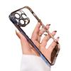 Suitable for Apple 16 Phone Cases, Electroplated with Lens Film, Iphone15Promax Transparent Case, 13/14 Full Package, Simple and Easy