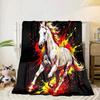 Ethereal Horse In Storm Blanket Flannel Blanket Throw Blanket Sofa Cover Blanket Soft Premium Blanket Picnic Blanket Tv Blanket Gifts