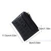 Waterproof Crocodile Pattern Wallet Short Multiple Card Holder PU Leather Coin Purse  School