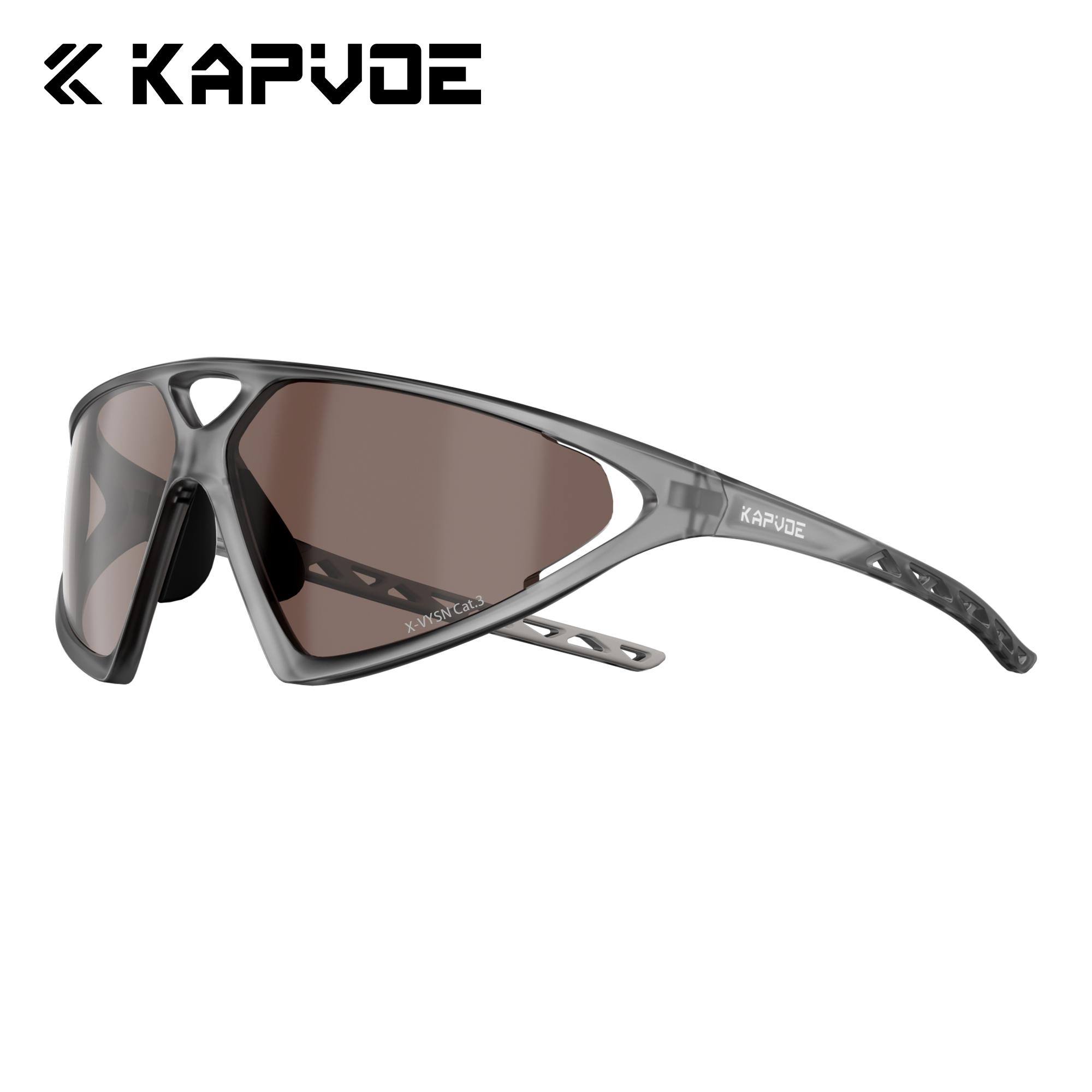

Kapvoe Elegant Sunglasses Fashion for Men Hiking Eyewear Photochromic Cycling Sunglasses MTB Bike Goggles Riding Glasses 2026