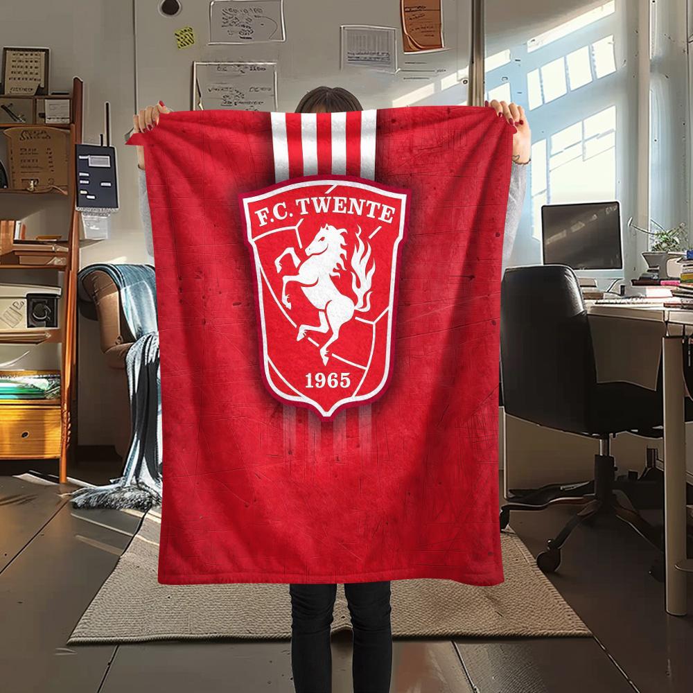 FC Twente Flanellduk, Högkvalitativ Bekväm för Alla Årstider, Heminredning, Värme och Komfort