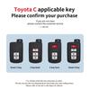 2 3 4 Buttons Car Key Case Cover For Toyota Camry Corolla RAV4 Highlander Avalon 2015 - 2017 Control Protector Shell Holder