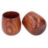 2 stück Holz Tee Tassen Japanischen Großen Bauch Becher Multifunktionale Trinkbecher für Kaffee Milch Wein Wa