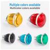19mm/22mm Full Oxidation Metal Button Switch - Screw/Solder Terminals, Multi-Color, Self-Reset Momentary Power