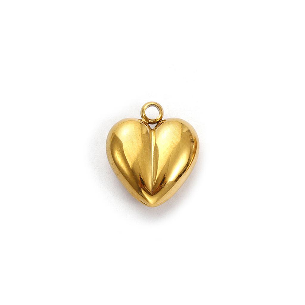 2 Piece 304 Stainless Steel Valentine's Day Charms Multicolor Heart Pendants For DIY Necklace Bracelet Jewelry Making Findings