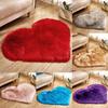 Large Size Love Heart Rugs Artificial Wool Sheepskin Hairy Carpet Faux Floor Mat Fur Plain Fluffy Soft Area Rug