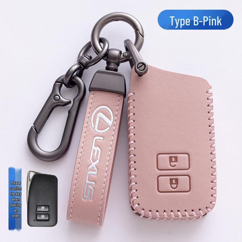 Husă cheie Lexus pentru GS IS ES200 NX RX300 CT200h - Geantă din piele cerată cu ulei