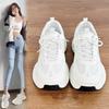 White dad shoes women's summer new thick-soled heightening mesh shoes breathable mesh sneakers