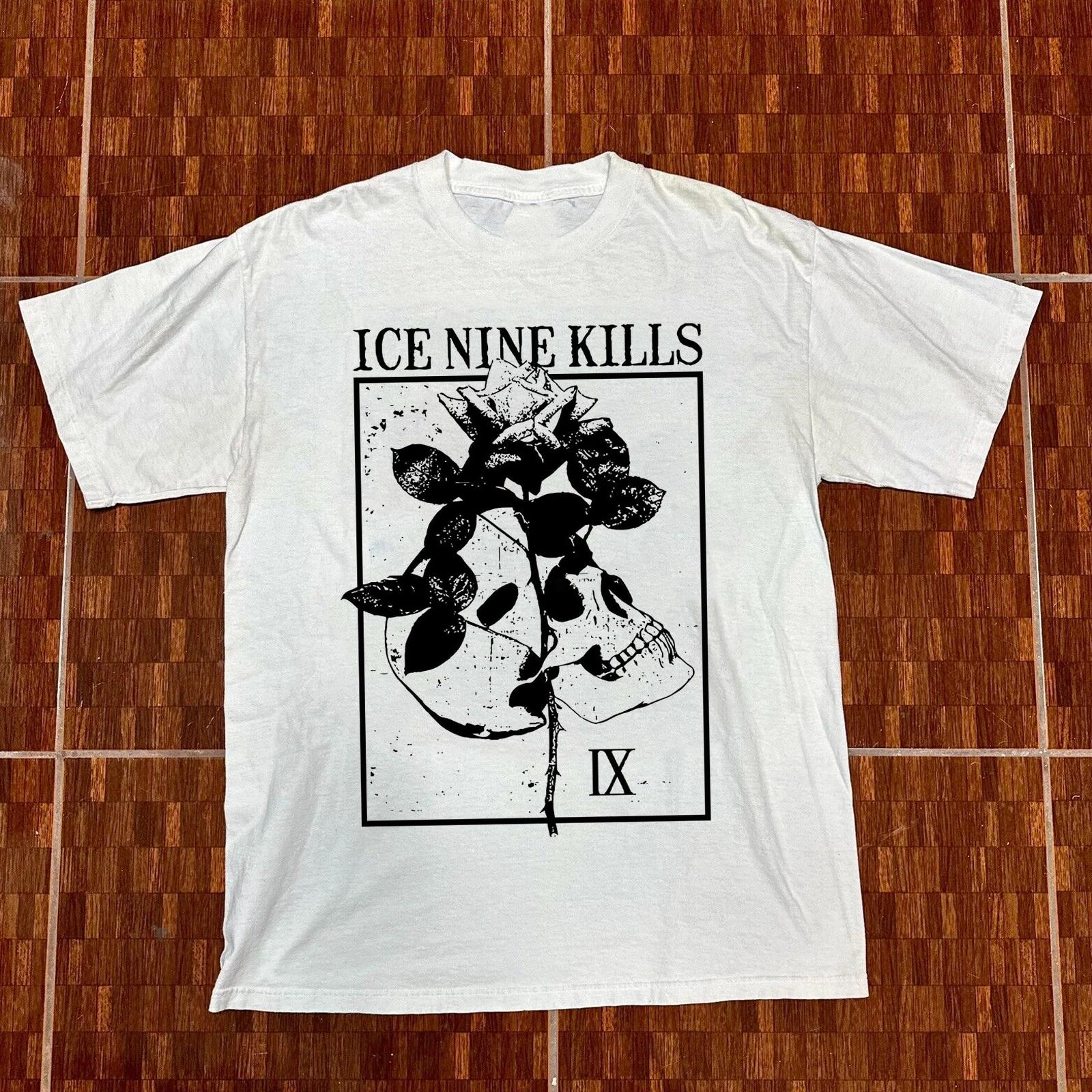 

NEW Ice Nine Kills Band Short Sleeve White All Size Unisex T-Shirt AE63 2XL