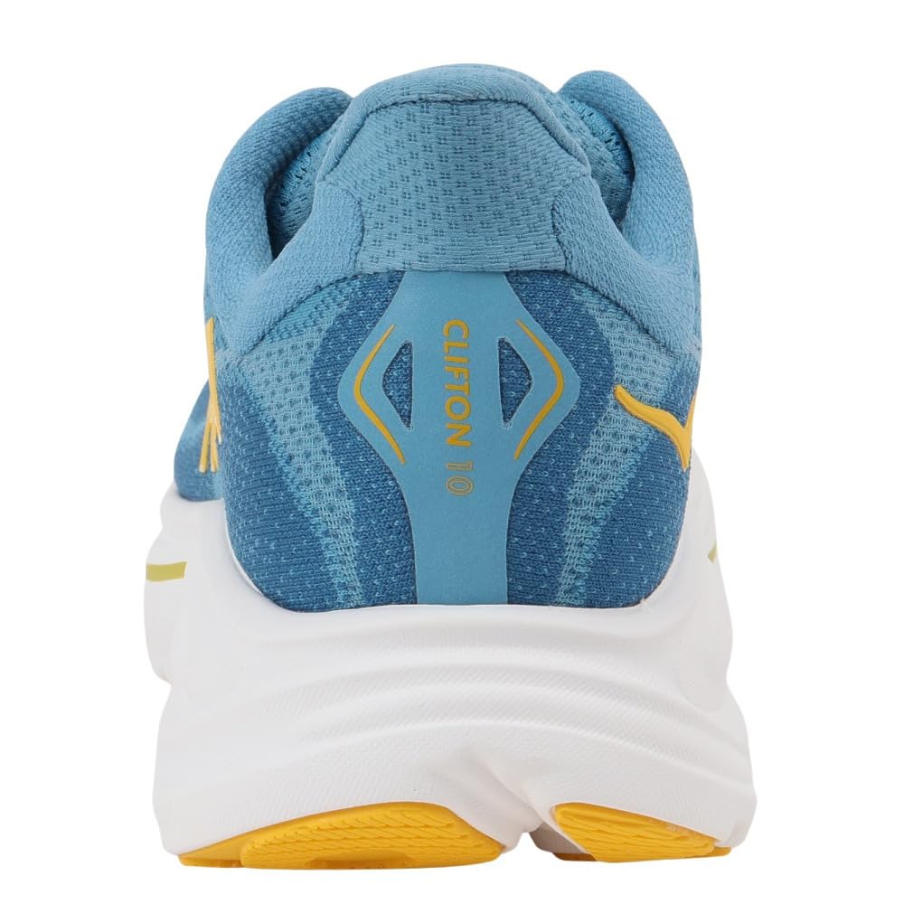 HOKA Clifton 10 Wide Running Size Shoes, Blue, 1162032-ALF, Men's 26.0