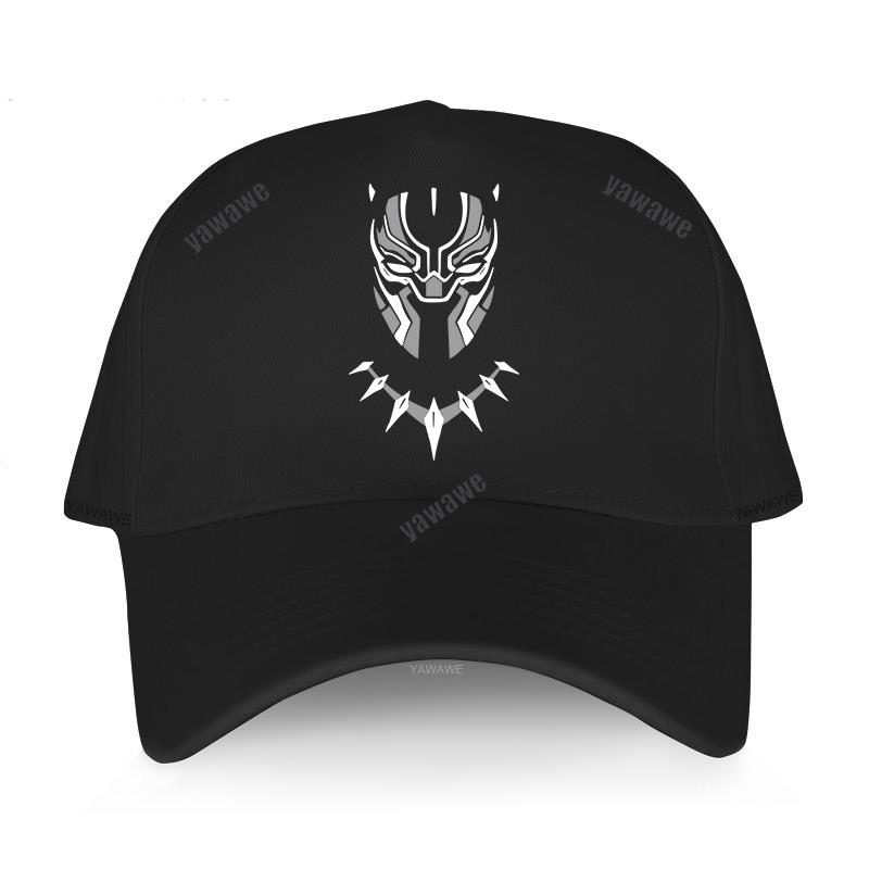 New Arrival Solid Baseball Caps Men summer Breathable Golf Hat Panther Wakanda Mask Teens Fashion Brand Cap female leisure Hats