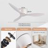 Remote-Control Ceiling Fan, No Light, 85-265V Wide Voltage