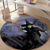 1pc The Wizard of Oz1 Design Printed Area Round Carpet for Bedroom Living Room Home Decor Rugs Mat Non Slip Mat Rug for Bedside