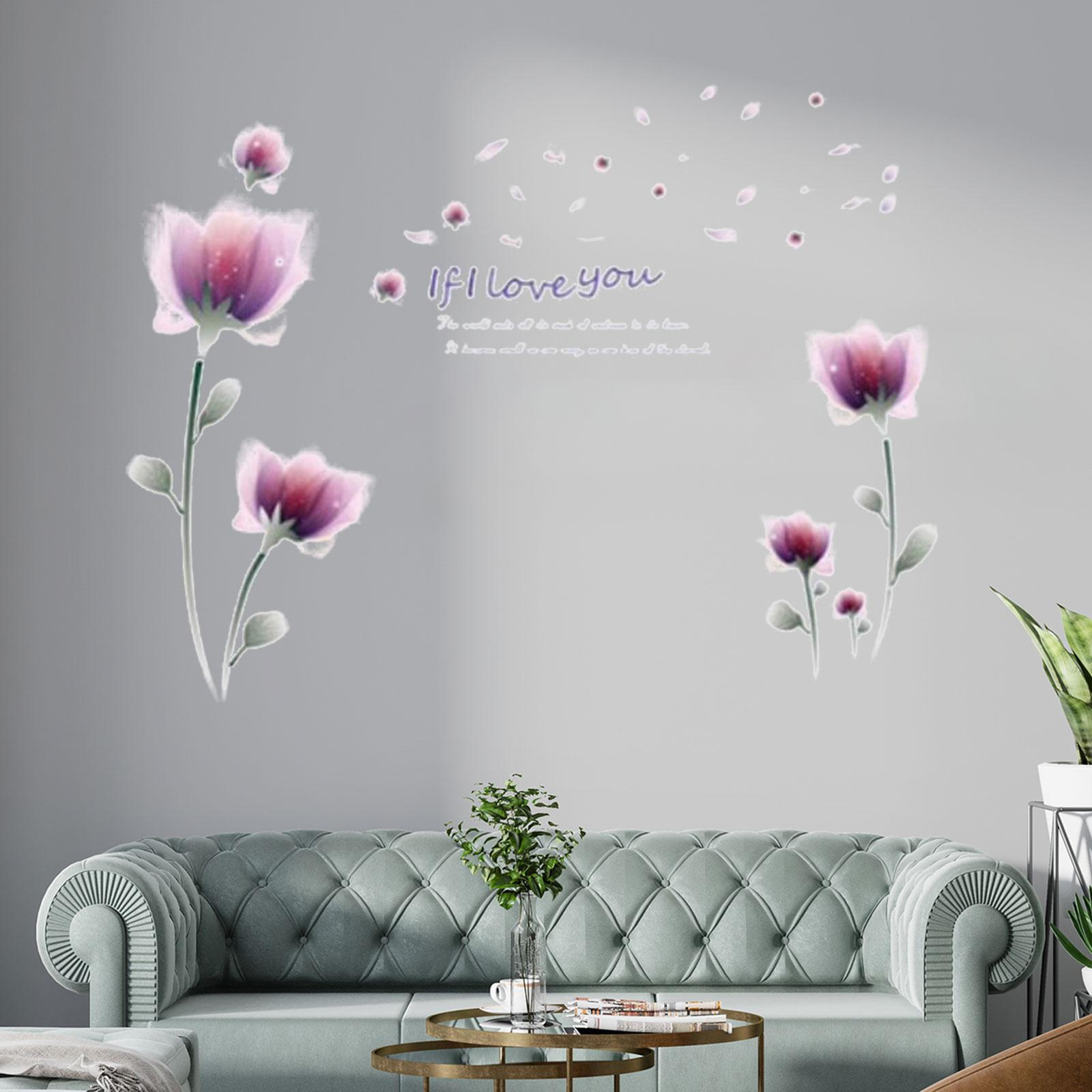 

Красивая настенная наклейка декоративные обои домашний декор водонепроницаемые самодельные украшения ПВХ наклейки Lotus