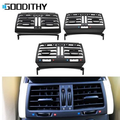 LHD RHD Car Rear Ar Condicionado AC Vent Grille Outlet Cover Panel Para BMW X5 X6 E70 E71 E72 2007 2008 2009 2010 2011 2012