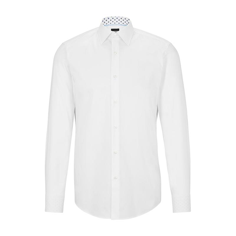Hugo Boss SS23 Shirt Men's White 50490514-100
