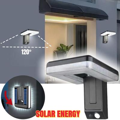 Foldable Solar Outdoor Led Garden Wall Light Wall Lamp Waterproof Variety Multifunctional of Motion Sensor 3 Modes Street Light Garden Decor Landscape