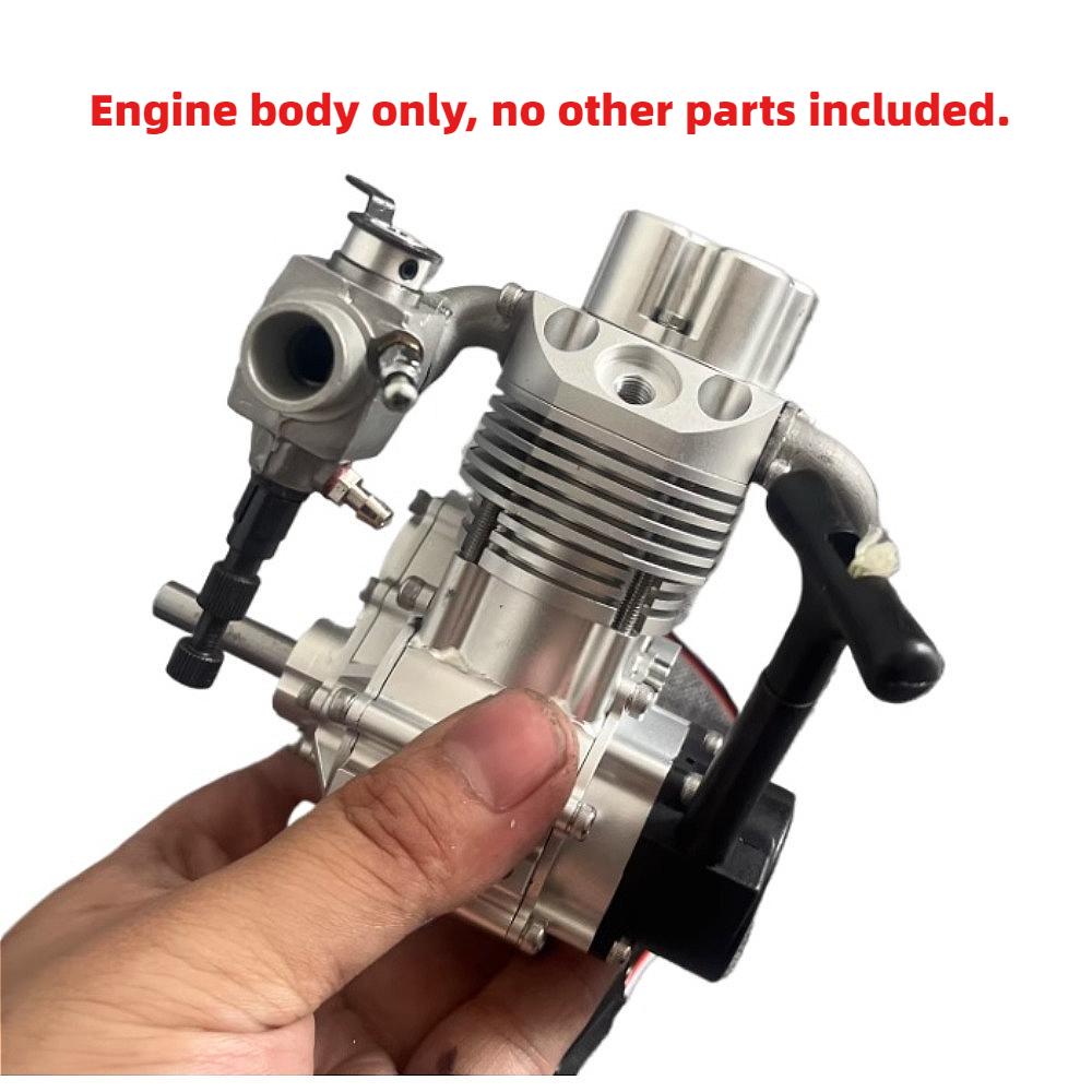 GS Micro Four Stroke 8cc Hybrid Internal Combustion Engine Model Single Lever Pushrod Engine Model Aircraft Metal Engine Model