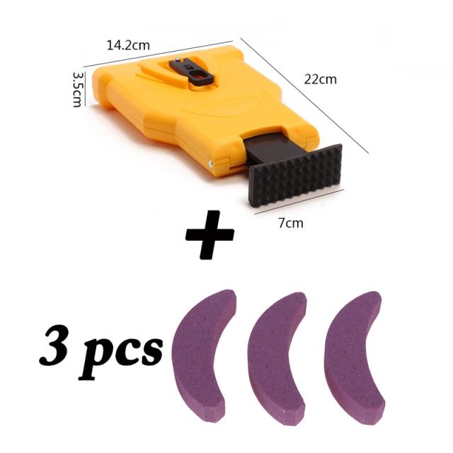 

Инструмент для заточки цепной пилы для деревообработки Шлифовка зубьев и заточной камень Портативный шлифовальный инструмент Маленький точильный камень
