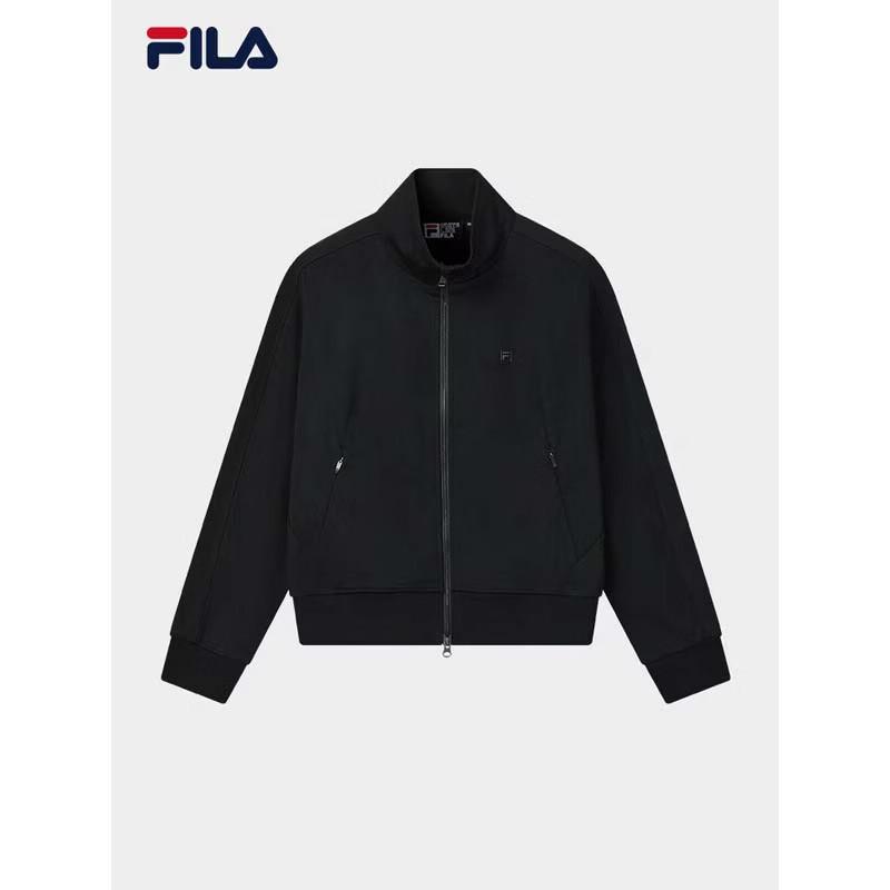 FILA Women s Knit Long-Sleeve Stand-Collar Jacket S