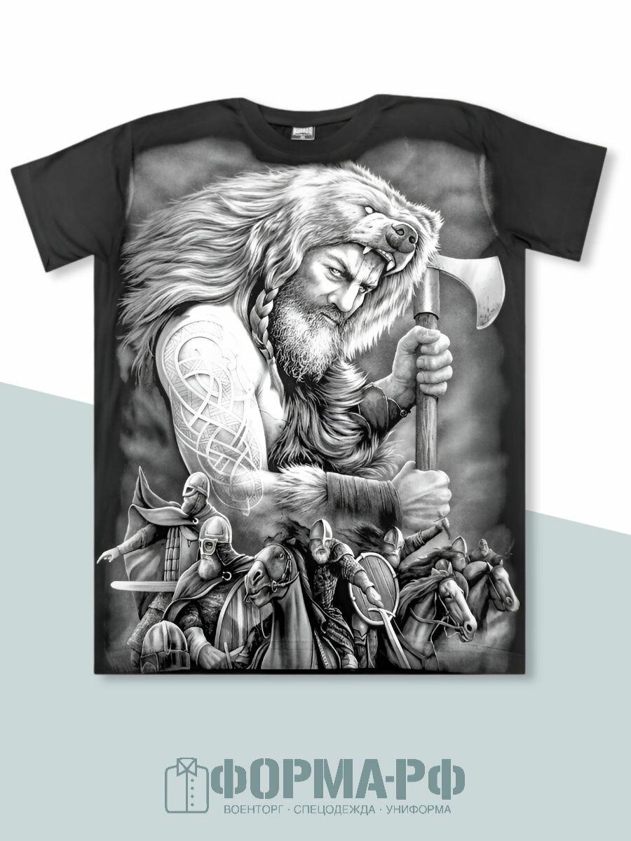 

Cotton oversized Manto T-shirt with print 4XL