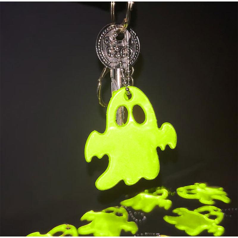 Keychain 50/100Pcs Set With Double-Sided Reflective Design Stylish Fun Halloween Decorations Night Accessories Ideal Gifts